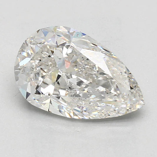 natural round diamond 2.50ct ring side angle