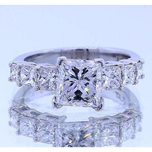 2.50 Carats Princess Cut Genuine Diamond Engagement Ring Jewelry New
