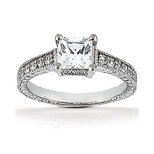 2.51 Carat Natural Earth Mined Diamond Antique Style Ring With Accents White Gold Jewellery