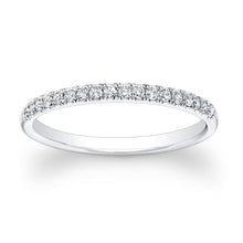 2.70 Ct Real Round Brilliant Cut Diamond Wedding Band 14K White Gold