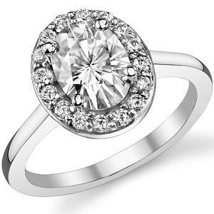 natural round diamond 2.75ct ring front view
