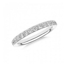 2.8 Ct Brilliant Natural Cut Diamond Wedding Band 14K White Gold