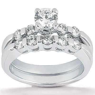 natural round diamond 3ct ring front view