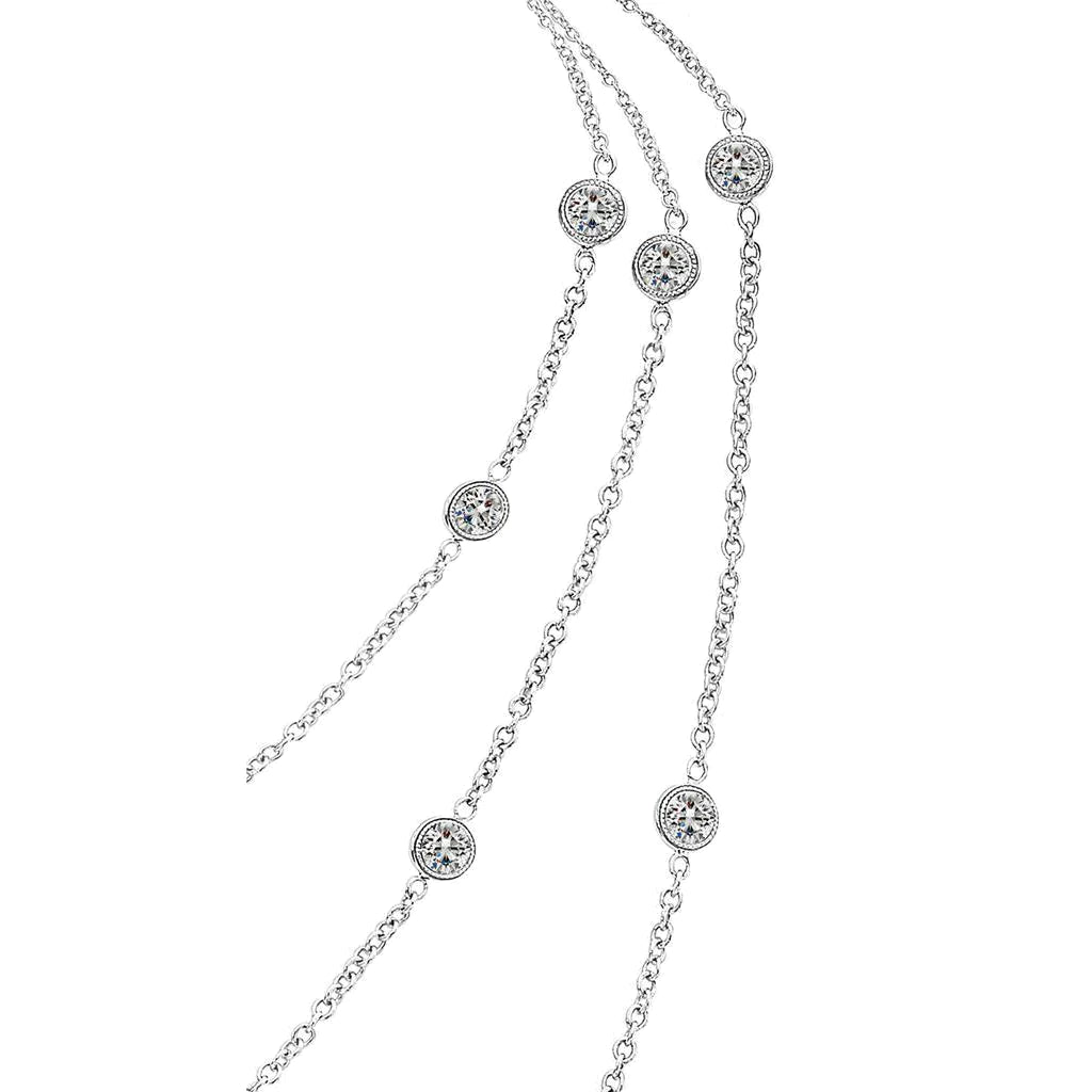 3 Row Layered Real Diamond