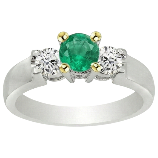 Premium Colored Stone Ring 1.50 ct – front view