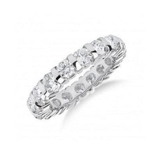 3.50 Ct Brilliant Cut Real Natural Earth Mined Diamond Lady Engagement Band White Gold 14K