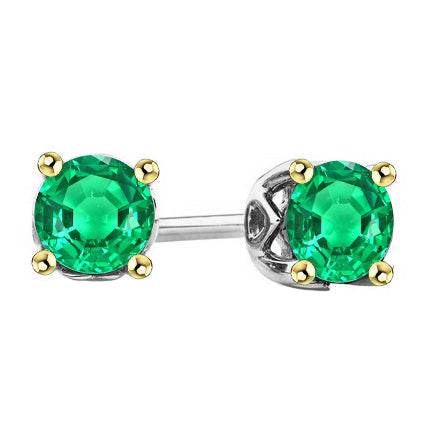 Premium Fine Emerald Gemstone Earring 1.50 ct – main view