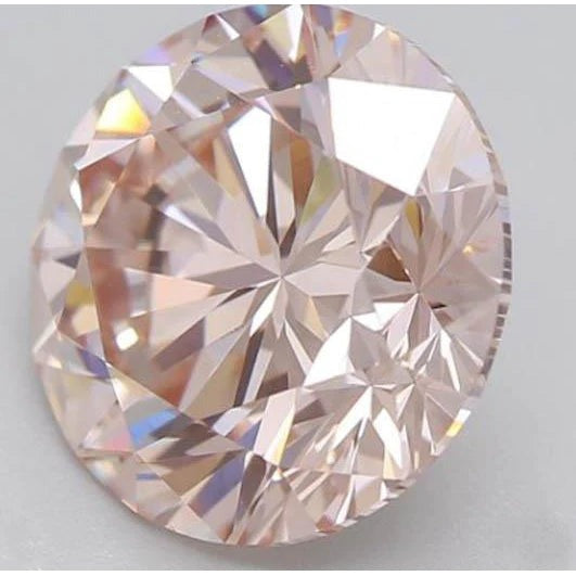 Authentic Rose Sapphire Loose Sapphires Natural 3 ct Gold – front view