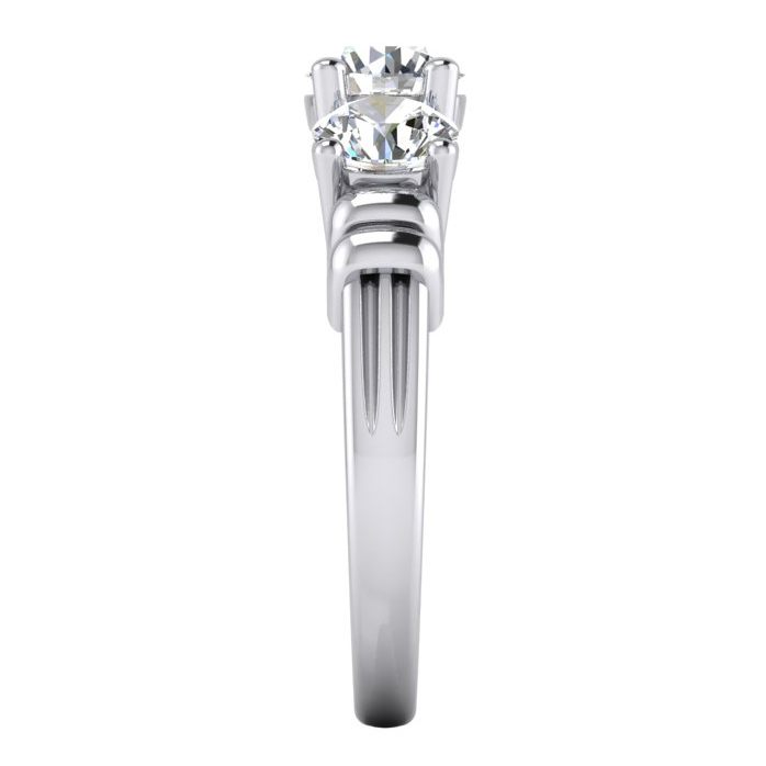 3 Stone Diamond Ring Real