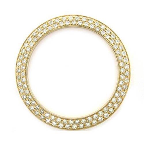 3.25 Carats 36 mm Bezel To Fit Rolex Datejust All Watch Model Real Custom Double Row Diamond