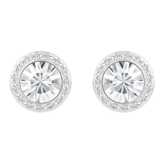 3.3 Carats Sparkling Real Round Cut Diamonds Halo Stud Earring White Gold 14K