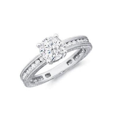 3.50 Ct Vintage Style Round Cut Genuine Diamonds Anniversary Ring