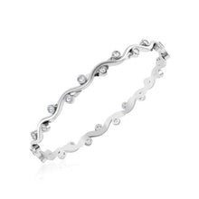3.90 Ct Round Cut Diamonds Natural Bangle White Gold
