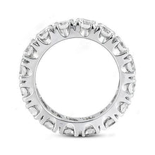 Genuine Diamonds Eternity Engagement Band White Gold
