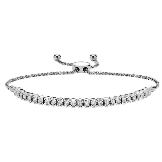 4 Carats White Gold Natural Diamond Bracelet Women Jewelry