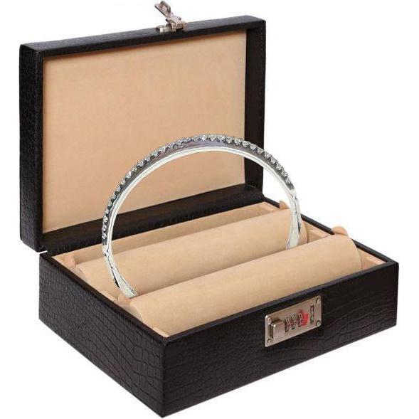 4 Ct Scallop Style Real Diamond Bangle 14K White Gold