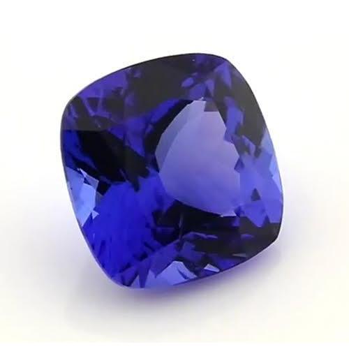 Blue Tanzanite Loose Sapphires Natural 4-ct Gold – main view