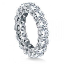 4.80 Carats Round Diamond Wedding Band Ring White Gold Jewelry