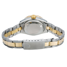 Datejust Rolex Ladies Watch Two Tone Oyster Bracelet Natural Earth Mined Diamond Dial