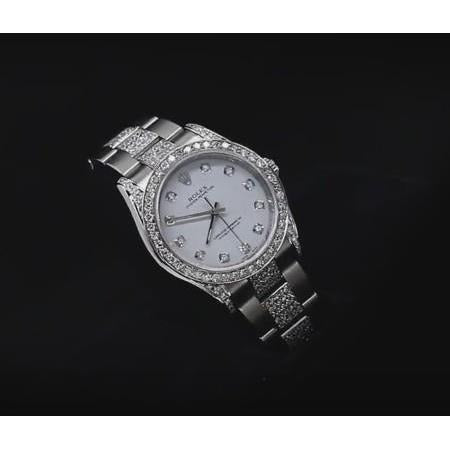 Rolex No-Date Midsize Watch Gray
