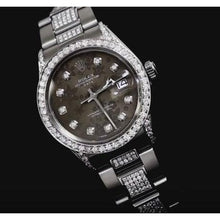6 Ct. Custom Diamonds Bezel Dial Rolex