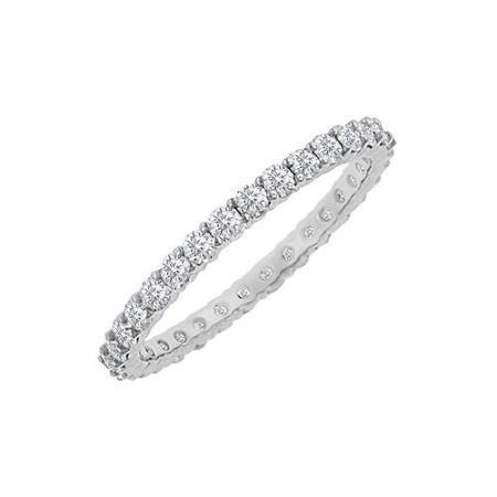 7 Ct Round Shaped Real Diamonds Bangle White Gold 14K