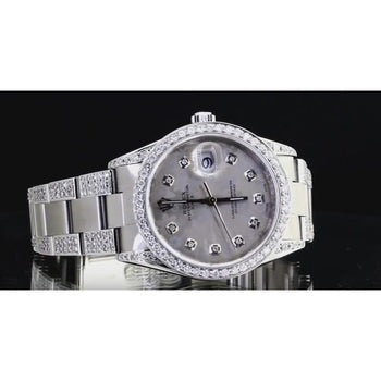 7 Ct Custom Diamond Rolex