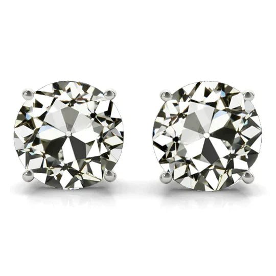 Luxury Fine Diamond Drop Earrings 7 ct – main view