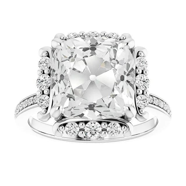 Carat Gold Statement Diamond Ring from