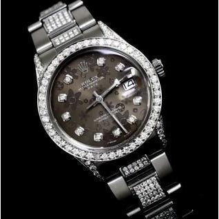 8 Ct Iced Out Rolex