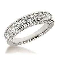 8.51 Carat Natural Diamond Engagement Ring Band Set Radiant Cut