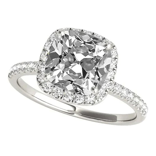 natural round diamond 9ct ring front view