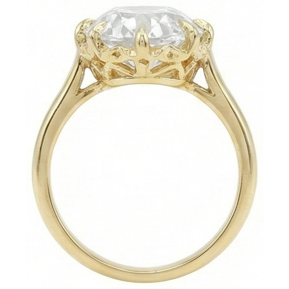 9 Carat Stylish Natural Earth Mined Diamond Ring