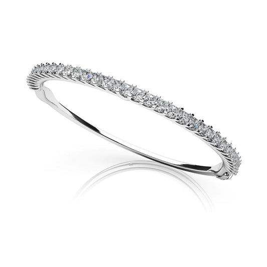 natural princess diamond 9ct bracelet front view