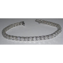 9.50 Carats Real Diamond Tennis Bracelet Vs Jewelry Solid WG 14K
