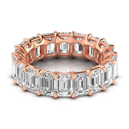 Brilliant Diamond Eternity Band 0.50 ct 14K Rose Gold – front view