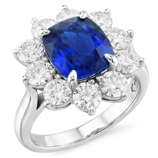 Affordable Sapphire Engagement Ring