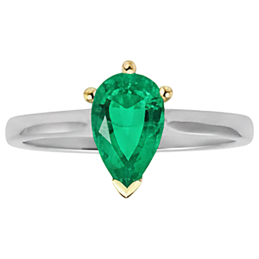 Elegant Colored Stone Ring 1.50 ct – front view