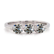 Anniversary Ring Round Old Miner Real Diamond 3 Stone Jewelry 3 Carats