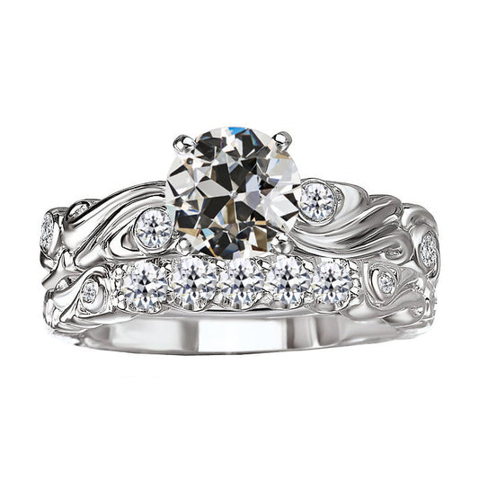 Natural Diamond Bridal Ring – main view