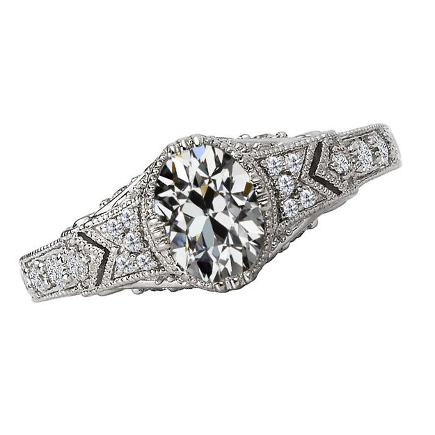 Anniversary Ring 14K White Gold with Brilliant Diamond – main view
