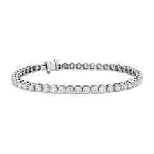 Beautiful Real Round Natural Earth Mined Diamond Tennis Bracelet White Gold 7.05 Ct Jewellery