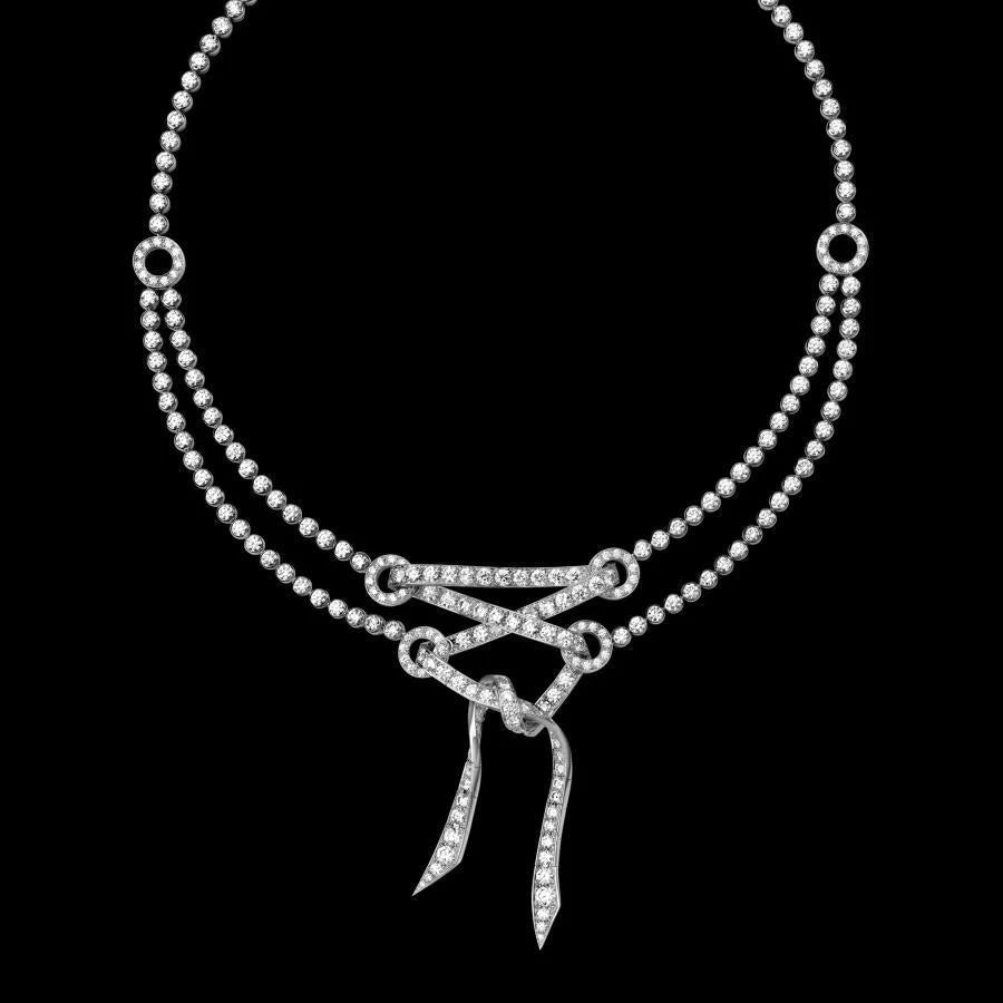 Beautiful Round Real Diamond Necklace 28.30 Carats Solid Women Jewelry