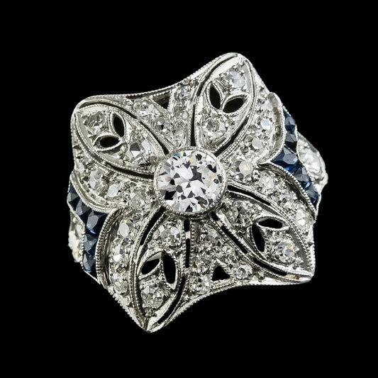 natural round diamond 3ct watch front view