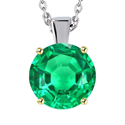 Sophisticated Colombian Emerald Gemstone Pendant 5.50 ct – main view