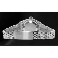 Black Diamond Dial Stainless Steel Jubilee Bracelet Rolex Watch