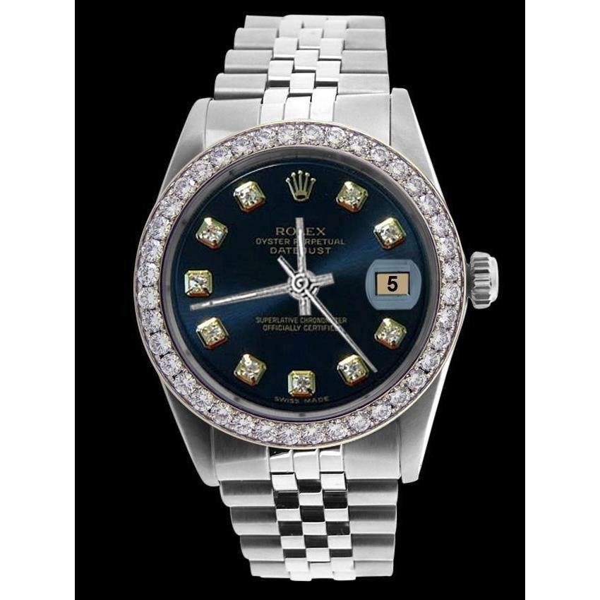 Men Rolex Ss Jubilee Bracelet Datejust Watch