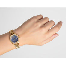 Blue Roman Dial Rolex Dj Presidential Style Watch Natural Earth Mined Diamond Bezel G P2