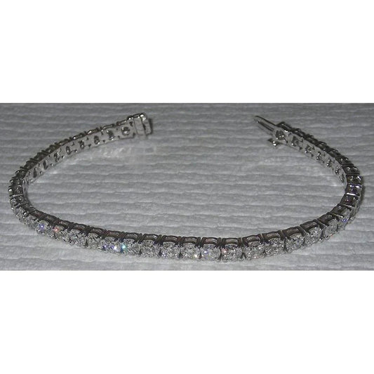 Classic Women Tennis Genuine Diamond Bracelet
