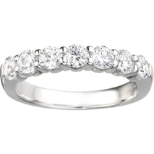 Comfort Fit Genuine Round Diamond Wedding Band 1.75 Carats 14K White Gold